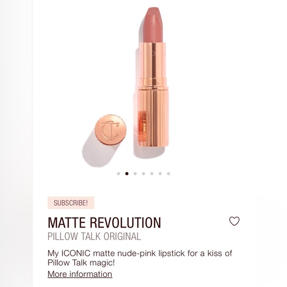 NIB/Never Opened Charlotte Tilbury Pillow Talk Matte Revolution - Picture 2 of 7